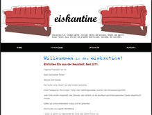 Tablet Screenshot of eiskantine.com